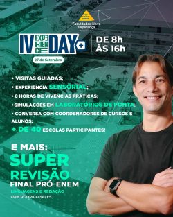 Faculdades Nova Esperança reunirão cerca de 2 mil alunos pré-Enem nesta sexta-feira (27) para experiência imersiva e super aulão de revisão final de linguagens e redação.